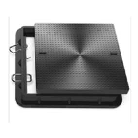 EN124 600MM diameter water drainage square,BMC composite manhole cover